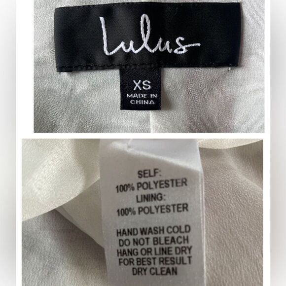 Lulu's Loving You White Floral Print Long Sleeve Wrap Maxi Women'sDress (SizeXS) - Picture 9 of 14